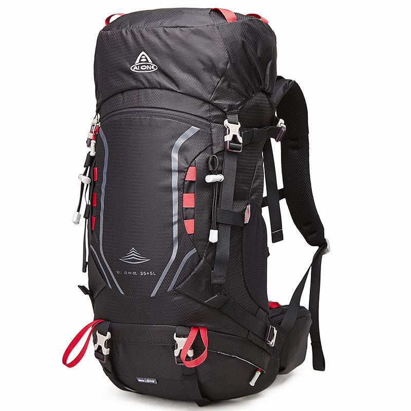 35+5L Nylon Hiking Backpack – Mesh Frame, 6 Colours