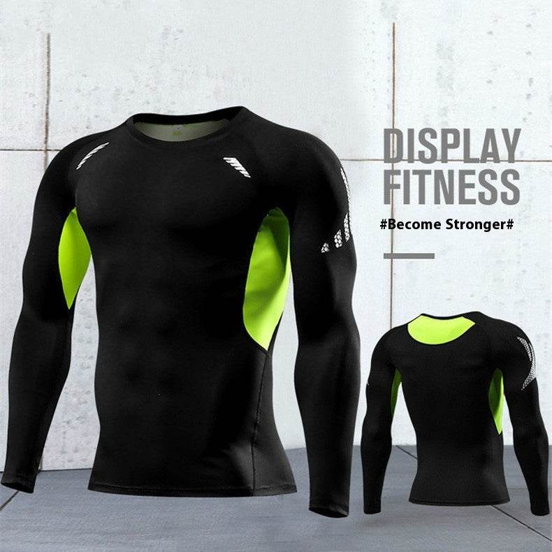 Men's Sports Quick-drying Long sleeve Workout Fitness T-shirt top - EX-STOCK Canada