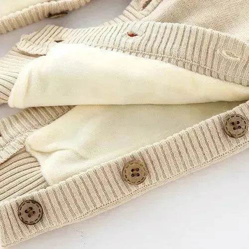 Newborn Baby Clothes Baby Crawling Clothes Thickening Out Baby Harness Christmas Baby Romper Baby Cotton Sleepwear - EX-STOCK Canada