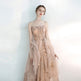 Toast Dress Female Wedding Bridesmaids Breast Wipe Long Skirt Dinner Annual Meeting Host EX-STOCK Canada