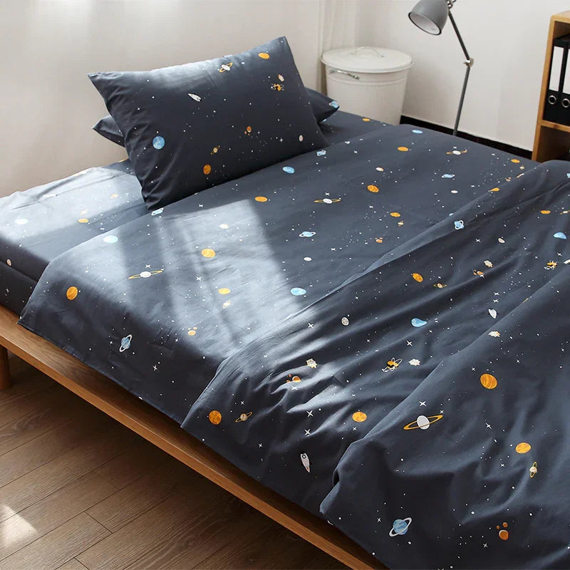 Fantasy Cartoon Style Cotton Bed Sheet Quilt Cover Pure Cotton Duvet Cover EX-STOCK Canada