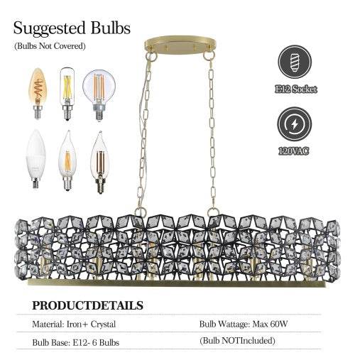 Modern Luxury Champagne Gold Oval Crystal Chandelier - EX-STOCK Canada