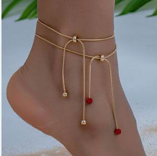 Fashion Temperament Girls Foot Ornaments Generous All-match Jewelry Anklets - EX-STOCK Canada
