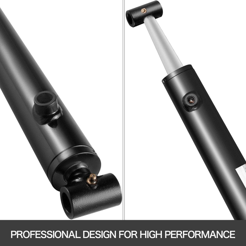 Hydraulic Cylinder 2 Bore 36 Stroke Hydraulic Ram Cylinder 3000psi Hydraulic Cylinders Welded Double Acting Cross Tube SAE6 Port Hydraulic Lifting Cylinder - EX-STOCK Canada