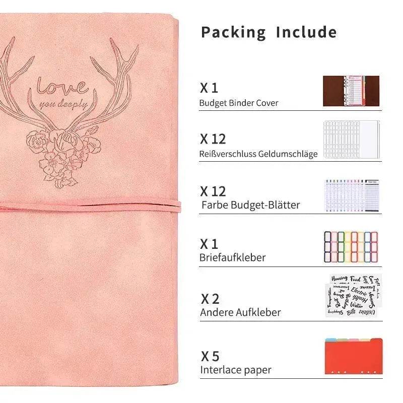 Notebook A6 Leather Loose-leaf Tally Book Note Pad Memo Note Book - EX-STOCK Canada