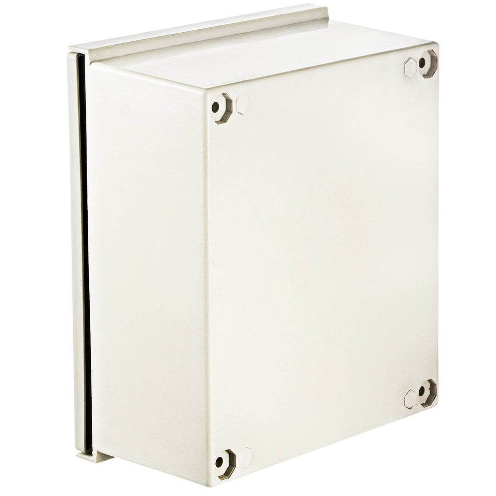 NEMA Steel Enclosure, 16 X 12 X 8 NEMA 4X Fiberglass Electrical Box, IP66 Waterproof & Dustproof, Outdoor Indoor Electrical Junction Box, With Mounting Plate - EX-STOCK Canada