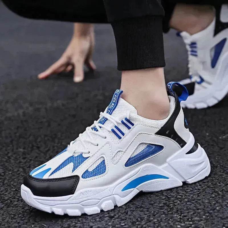 Y2K Fashion Outfit White Sneakers Men Non Slip Walking Running Shoes Sports - EX-STOCK Canada