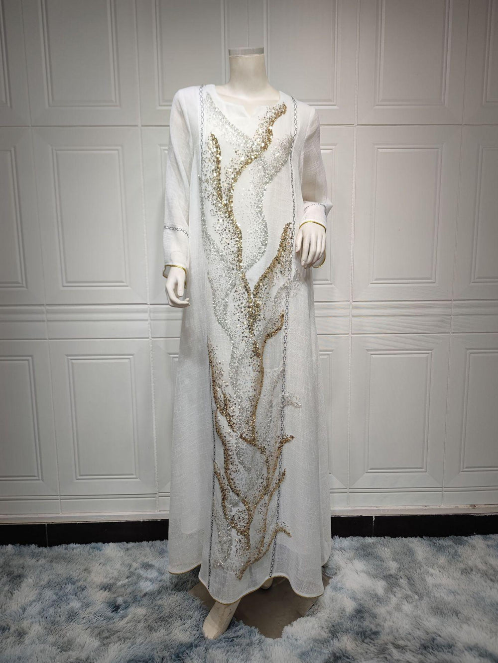 Muslim Robe Sequined Embroidery Dress EX-STOCK Canada
