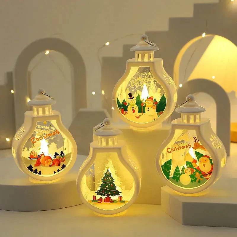 Christmas Candle Lamp Romantic Ornaments - EX-STOCK Canada