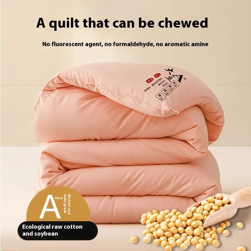 Comfortable Soybean Cellucotton Single Double Duvet Airable Cover Lunch Break Spring Summer Thin Quilt Duvet Insert EX-STOCK Canada