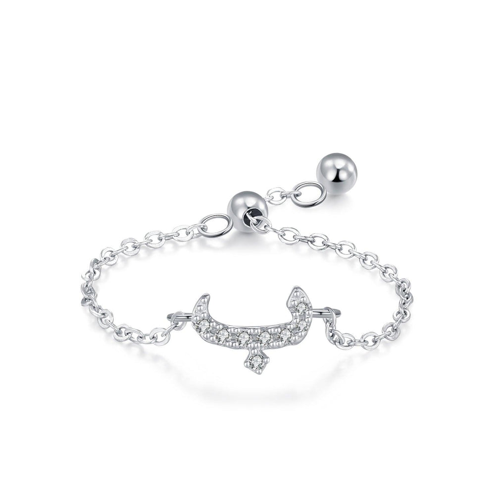 Chaîne extractible en argent sterling S925 avec lettres arabes style niche, assortie et empilableEX-STOCK Canada