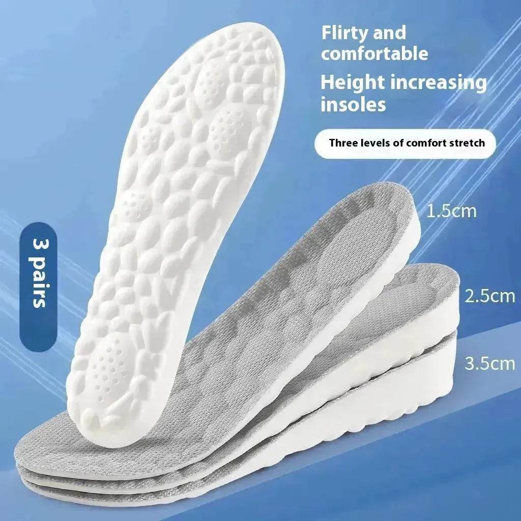 Inner Heightening Shoe Pad Sneakers Heightening Insole heel inserts for shoes - EX-STOCK CANADA