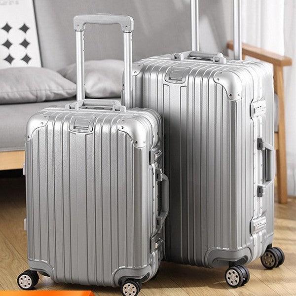 Stoßfestes Gepäck aus Aluminium-Magnesium-Legierung für Reisen | EX-STOCK Canada