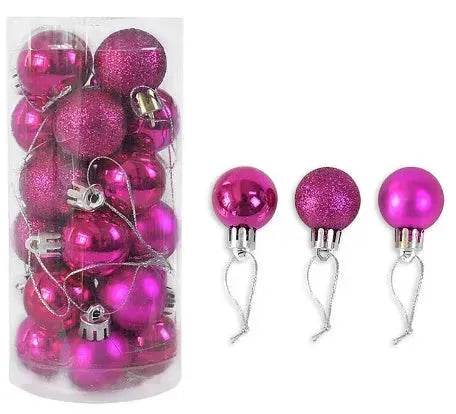 Christmas Decoration Shiny Matte Christmas Ball - EX-STOCK Canada