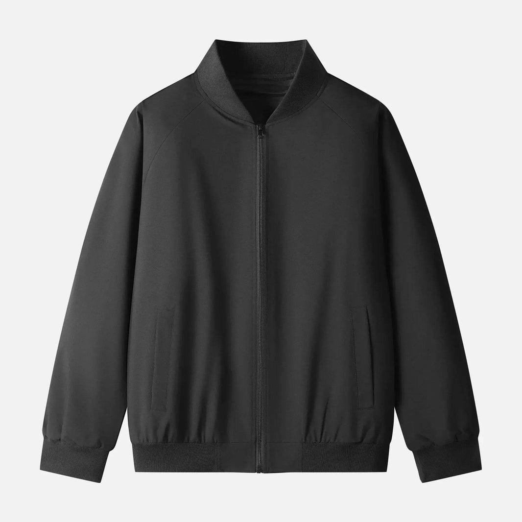 Autumn Casual All-matching Plain Baseball Uniform Cardigan Jacket Men - EX-STOCK Canada