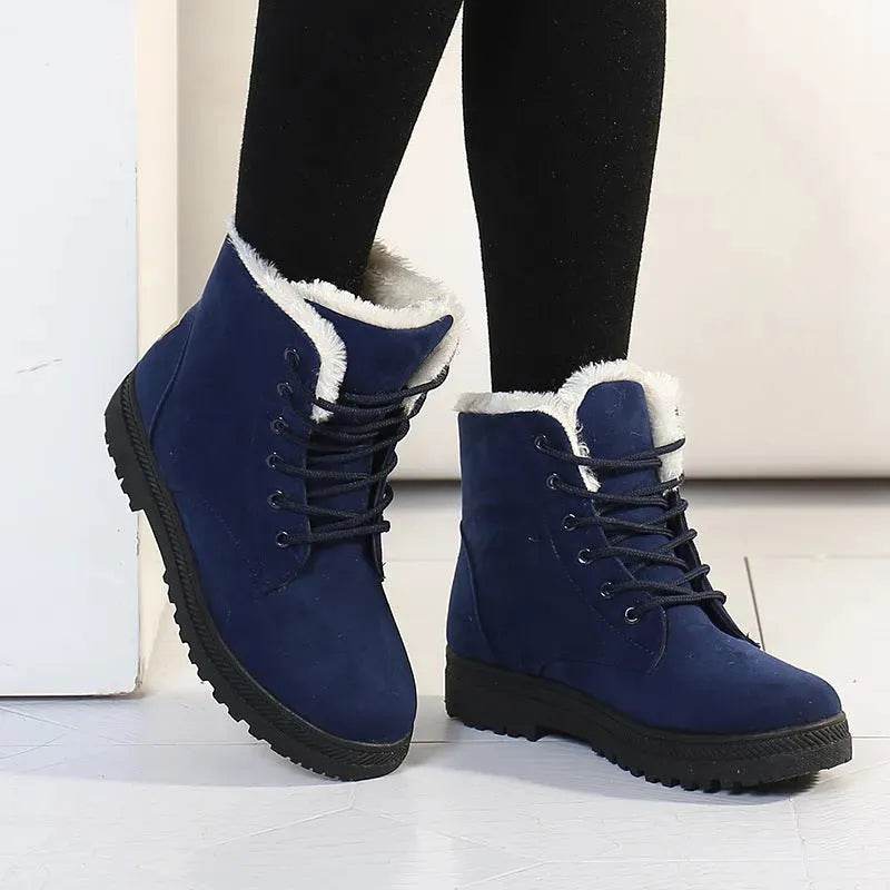 Winter Snow Boots With Warm Plush Ankle Boots For Women Shoes - EX-STOCK Canada
