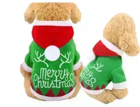 Christmas Pet fournit des vêtements pour chats vêtements de coton