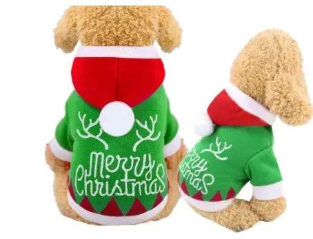 Christmas Pet Supplies Clothes Cat Cotton Clothes - EX-STOCK Canada