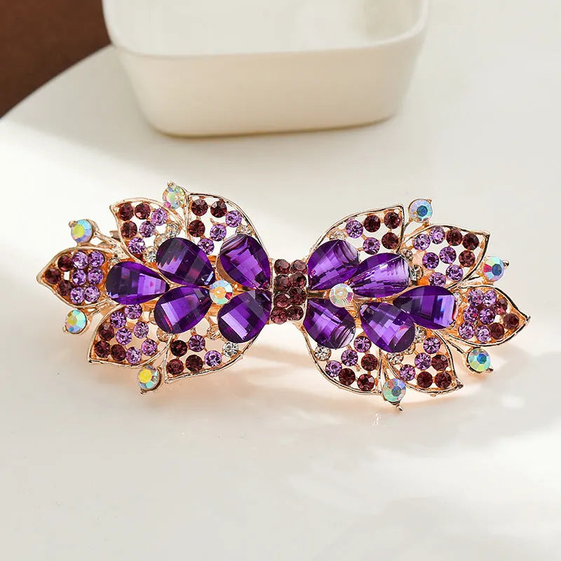 Rhinestone bow hair clip Accessories - EX-STOCK CANADA