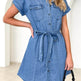 Spring And Summer New Loose Casual Denim Dress Women - EX-STOCK Canada