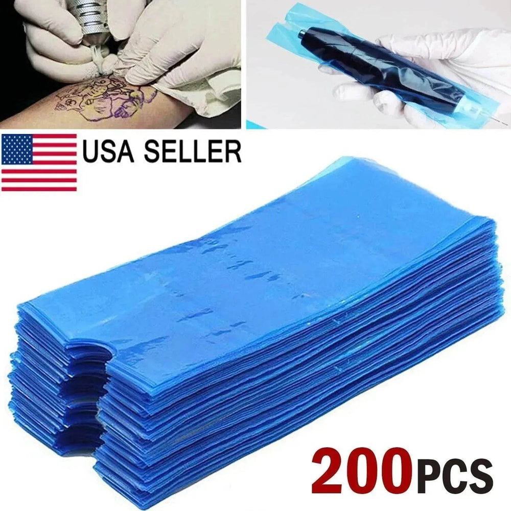 200pcs Tattoo Machine Pen Sleeves Disposable Cover - EX-STOCK Canada