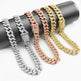Zinc Alloy Wide Hip Hop Cuban Link Chain Necklace - EX-STOCK Canada