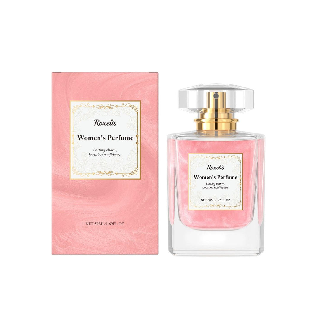 Rovaris women's perfume bottle and packaging on a white background