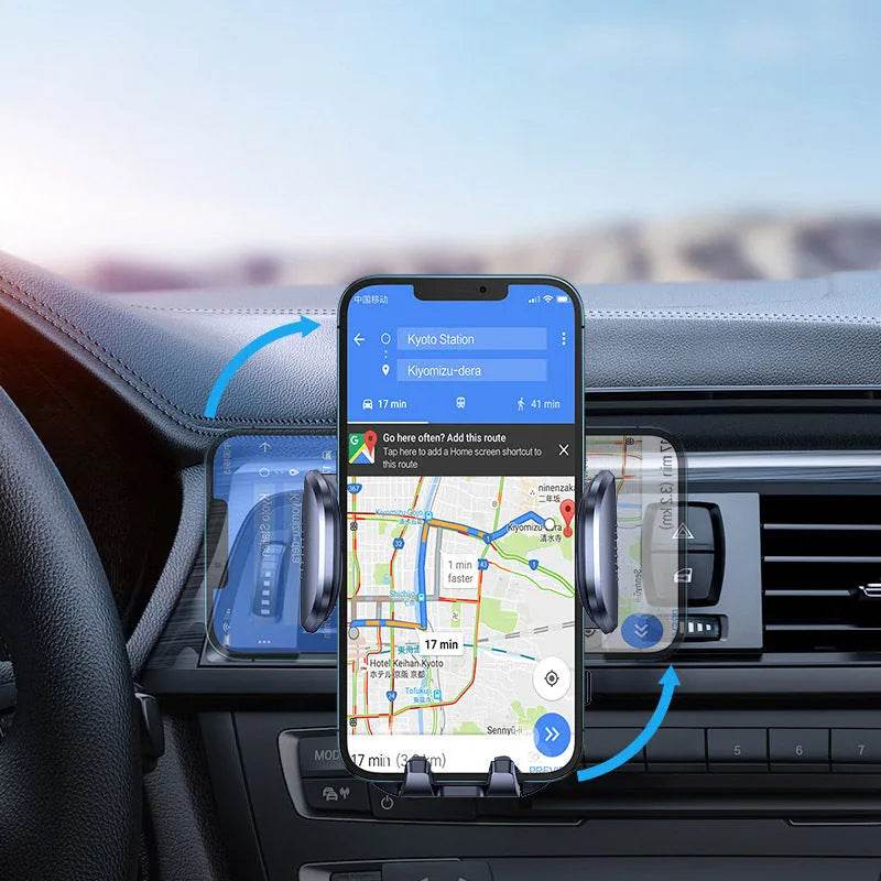 Navigation Mobile Phone Wireless Charging Car Mount - EX-STOCK Canada