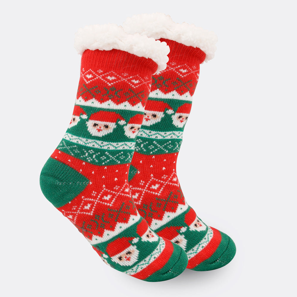 Christmas Women's Thickened Fleece-lined Room Socks EX-STOCK Canada
