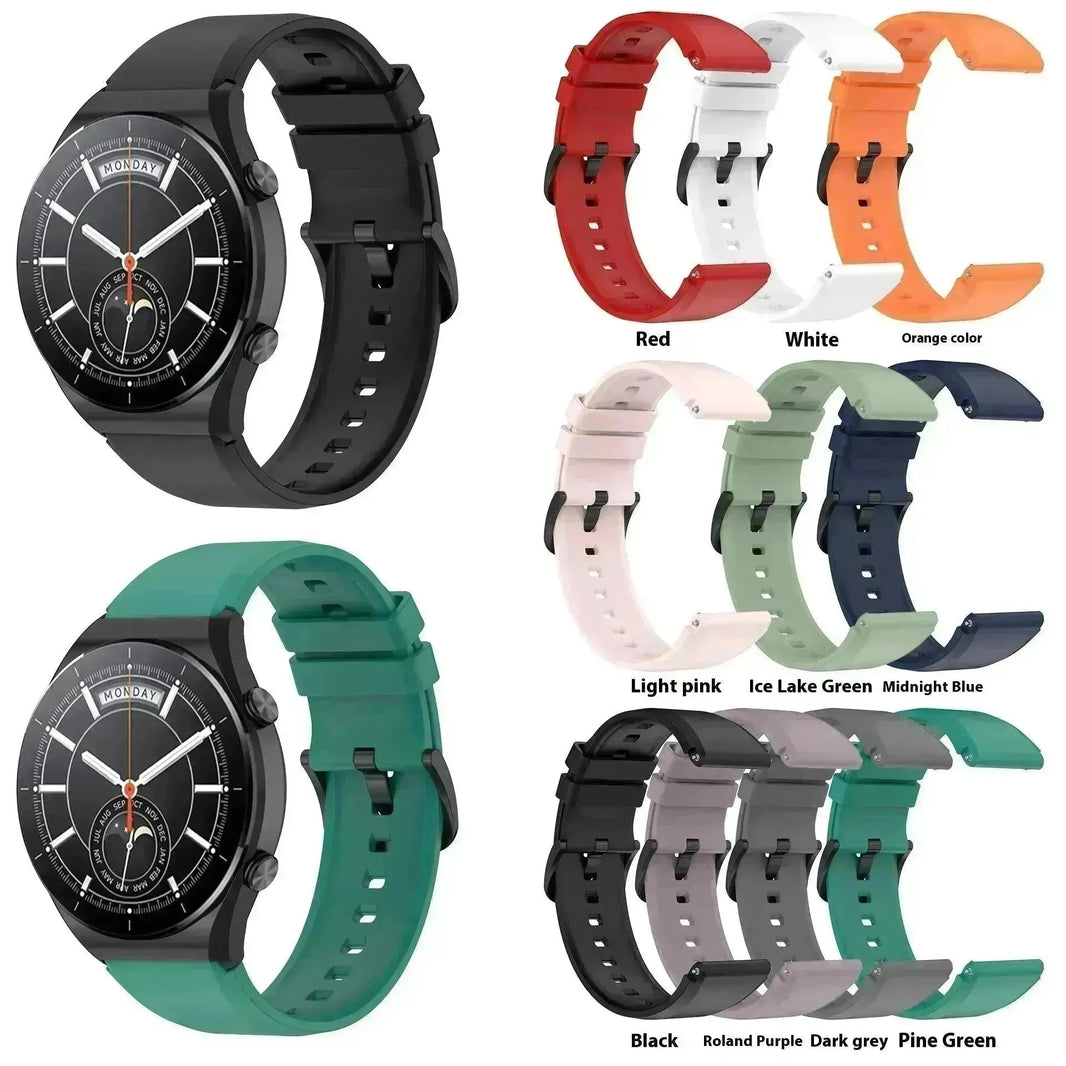 Sangle de montre en silicone de style sport
