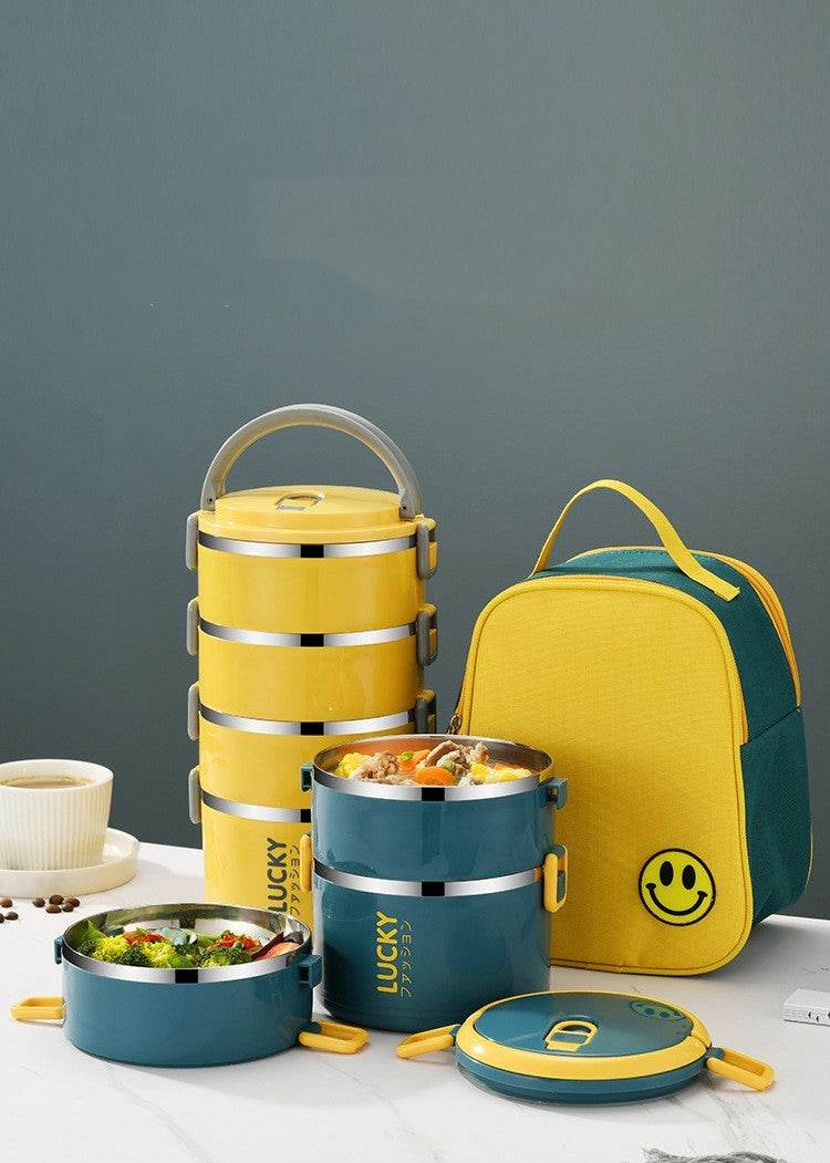 Sealed Multi Layered Thermal Stainless Steel Insulated Lunch box - EX-STOCK Canada