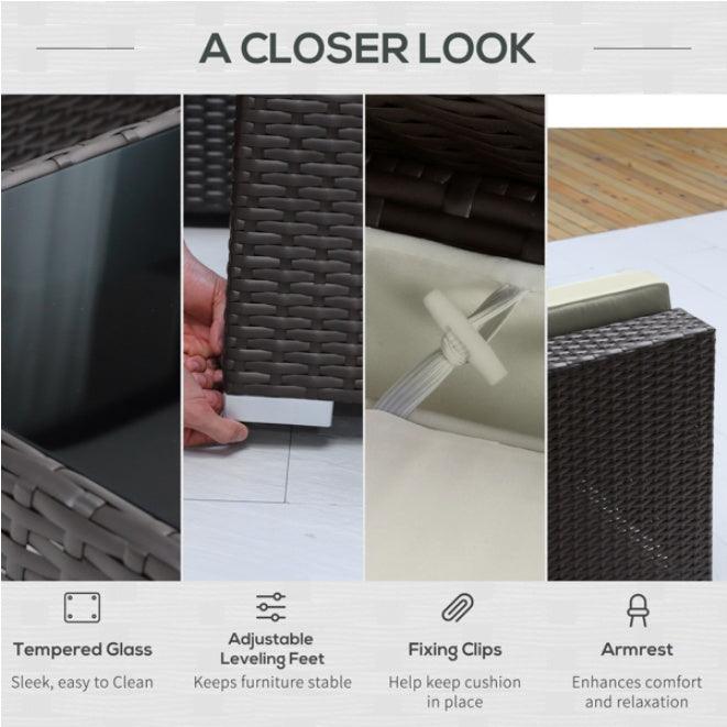 طقم أثاث بلكونة من عدة قطعEX-STOCK Canada