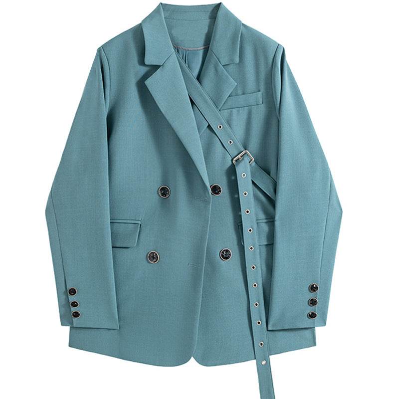 Design Niche Laced Blue Blazer Women - EX-STOCK Canada
