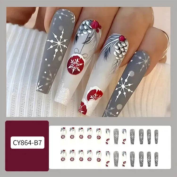 24pcs Christmas False Nail Decal stickers - EX-STOCK Canada