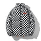 New Fall Winter Checkered Cotton padded Down Puffer Jacket men - EX-STOCK Canada