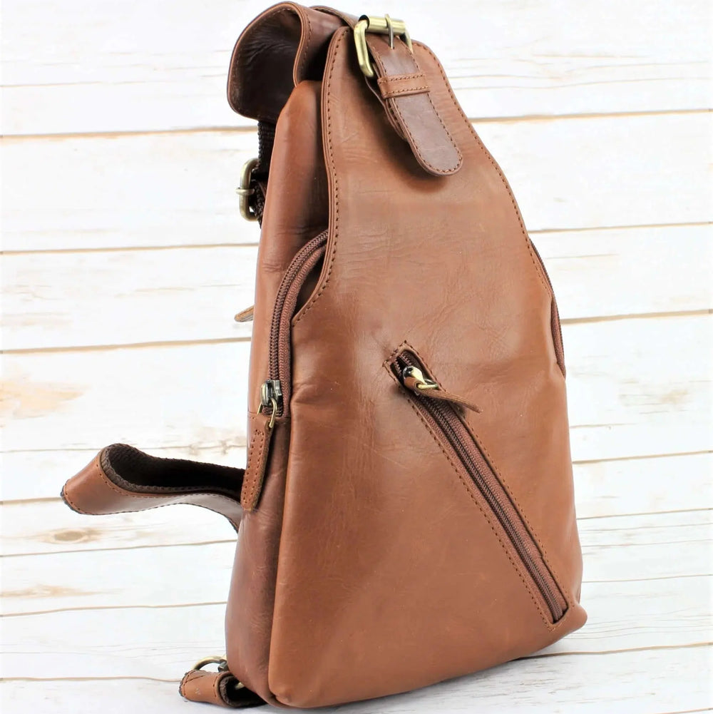 Premium Handcrafted Leather Sling Bag | Backpack | Crossbody Messenger Bag EX-STOCK Canada