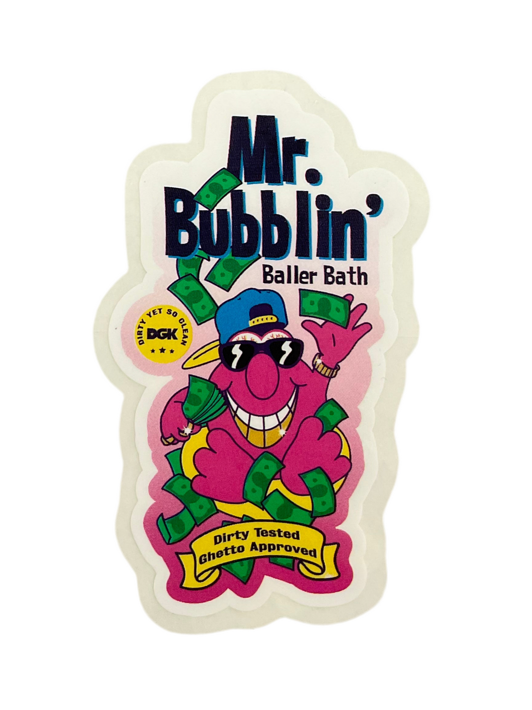 DGK Sticker 3" Mr Bubblin - EX-STOCK Canada