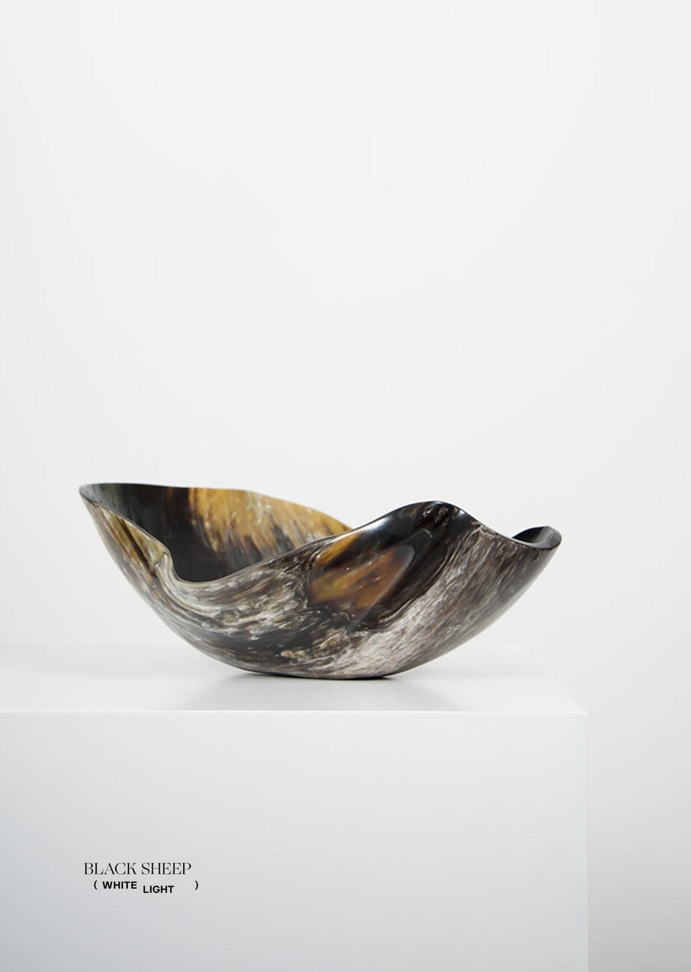 Ankole & Gyr Horn Dark Organic Vessel EX-STOCK Canada