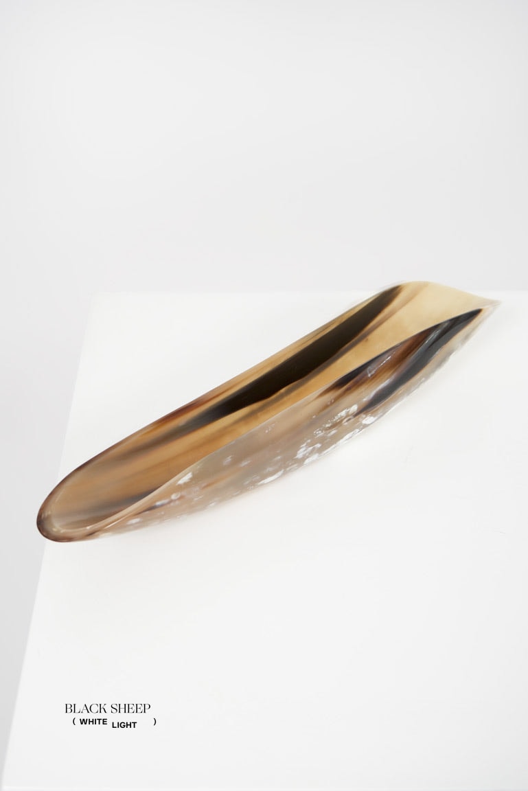 Ankole & Gyr Horn Light Oval Vessel EX-STOCK Canada