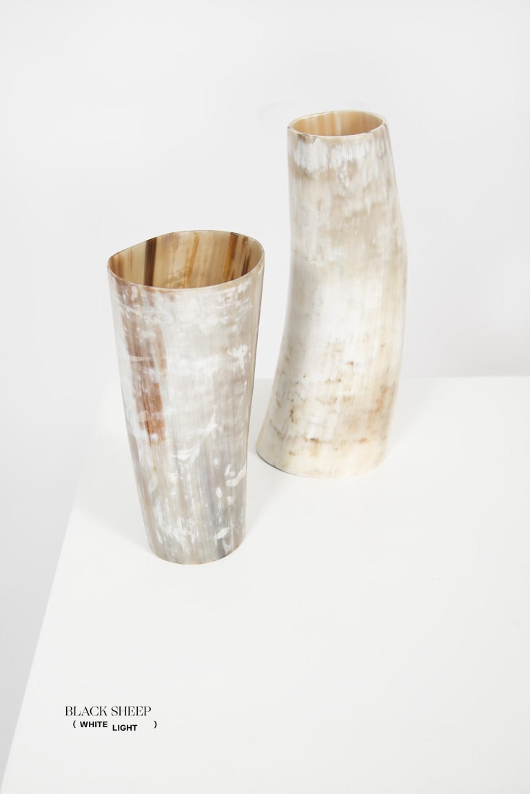 Ankole & Gyr Horn Light Vase EX-STOCK Canada