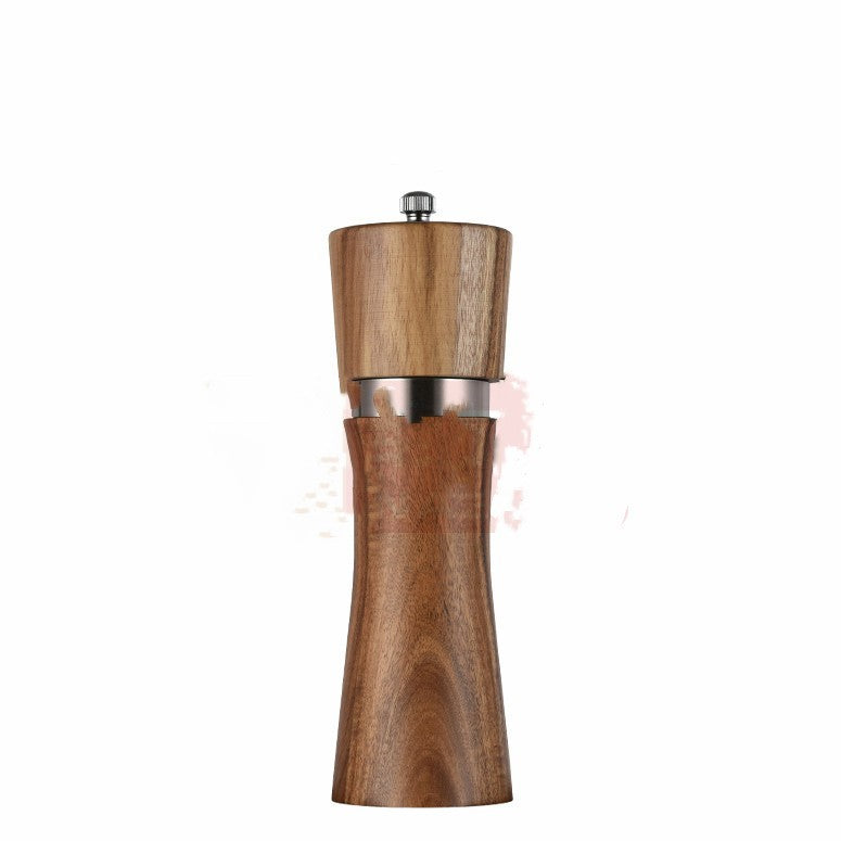 Acacia Wood Ceramic Core Manual Pepper Grinder EX-STOCK Canada