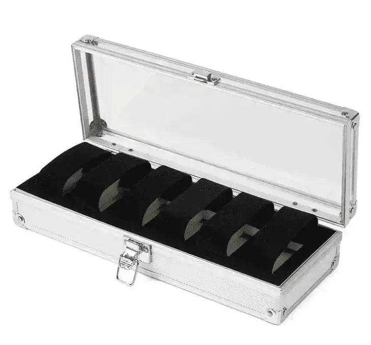 Aluminum 6 watches boxes, table boxes, jewelry box jewelry box collection bin - EX-STOCK Canada