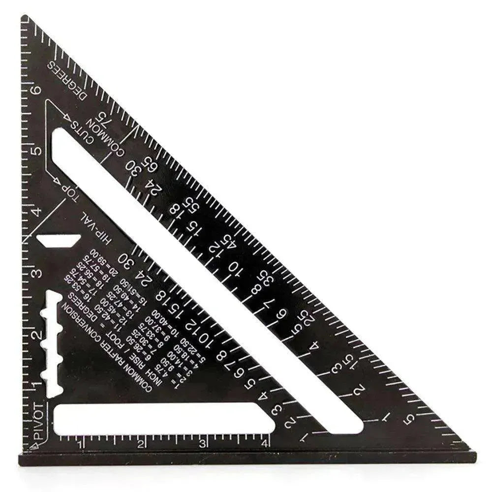Aluminum alloy woodworking measuring square tool - EX-STOCK CANADA