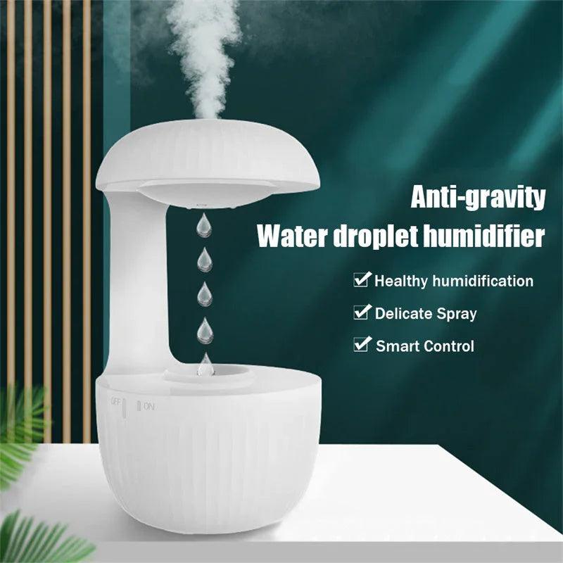 Humidificador de aire antigravedad, humidificador contracorriente silencioso, gotas de agua levitantes, generador de niebla de niebla fría, alivia la fatigaEX-STOCK Canada