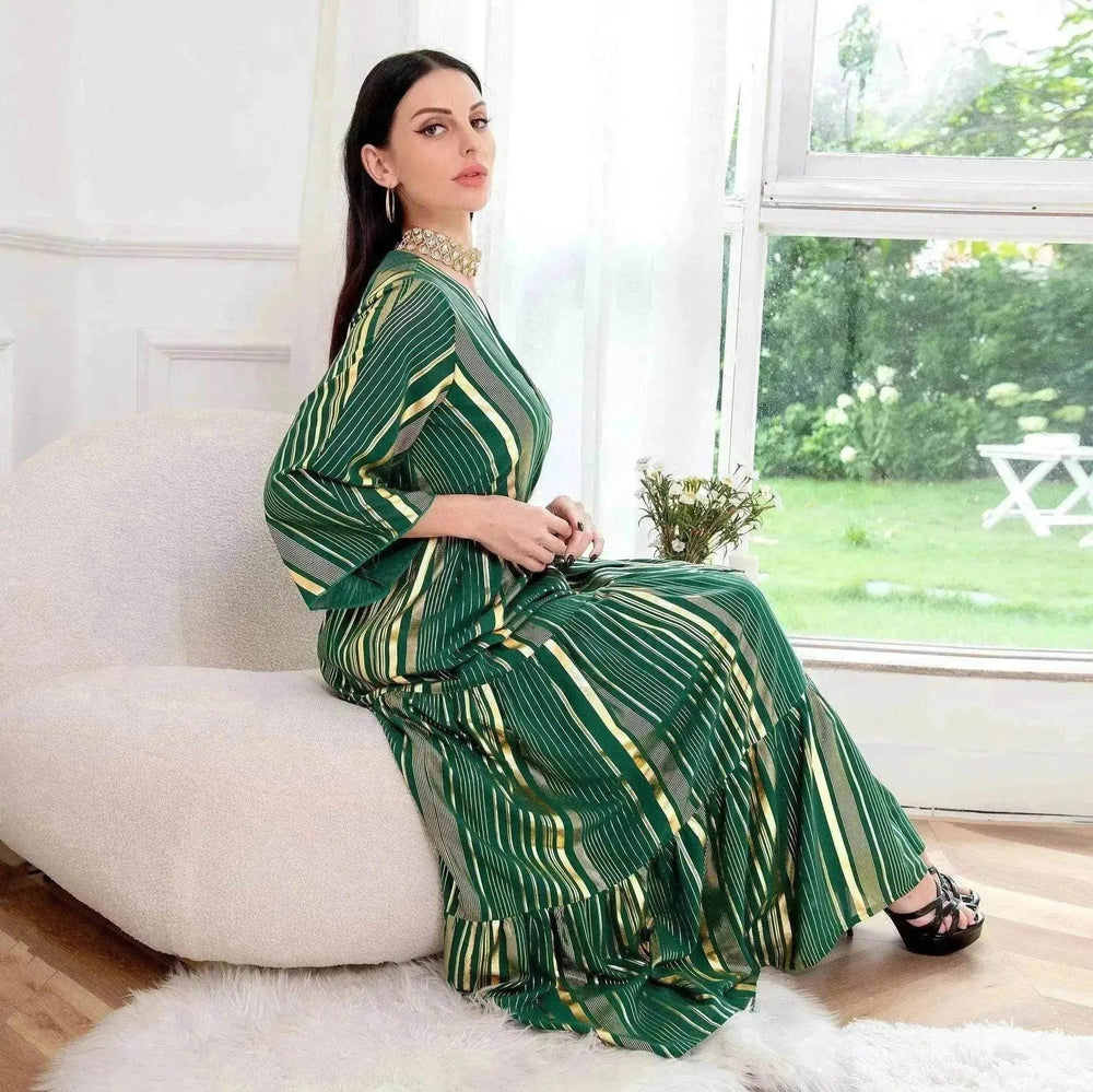 Vestido de Fiesta para Mujer de Artesanía de Bronceado Árabe - EX-STOCK Canada
