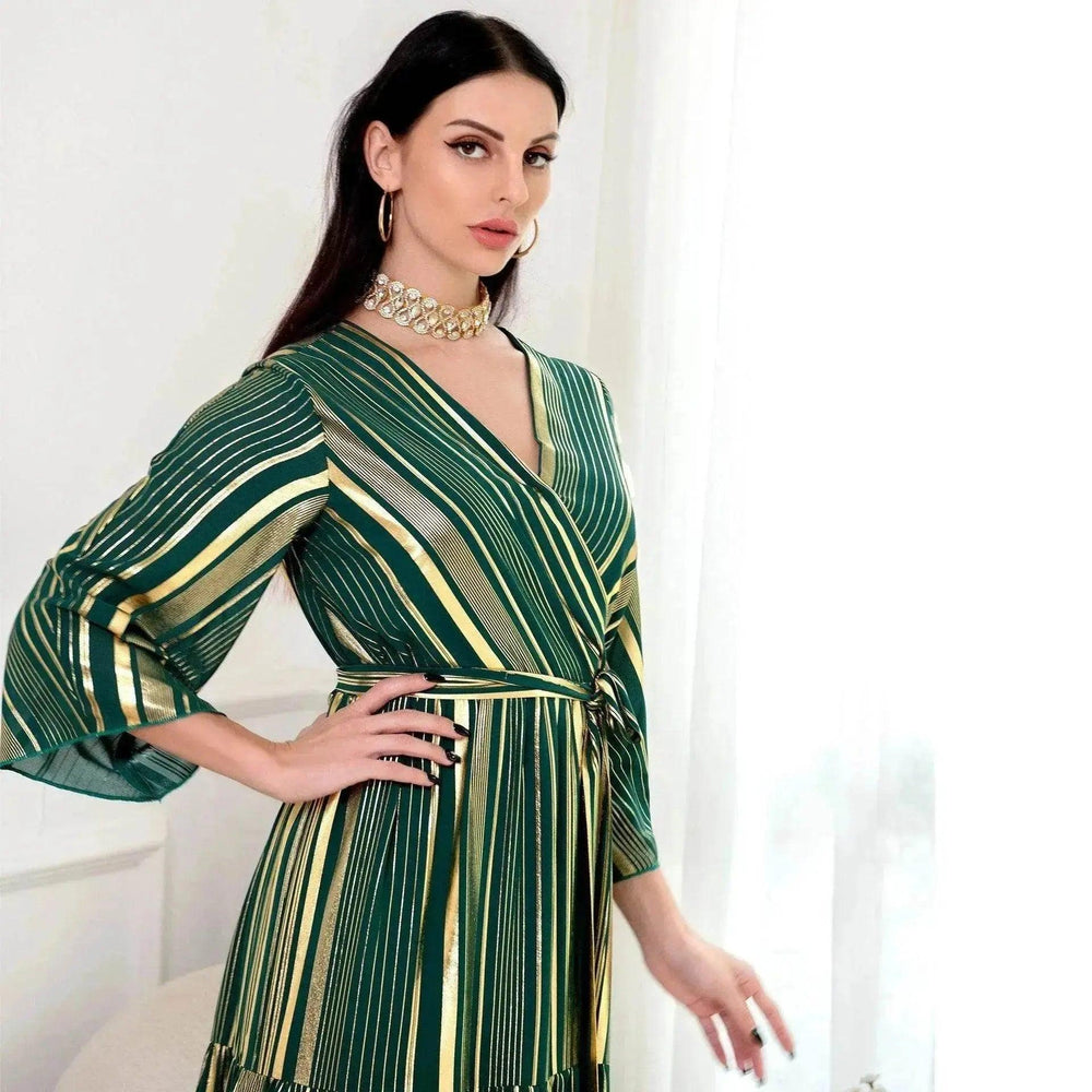 Vestido de Fiesta para Mujer de Artesanía de Bronceado Árabe - EX-STOCK Canada