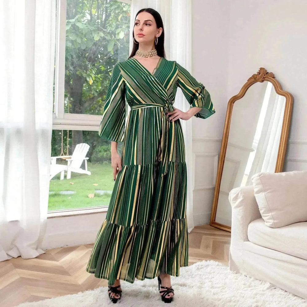 Arab Bronzing Craft Dress Women Party Dress - EX-STOCK Canada