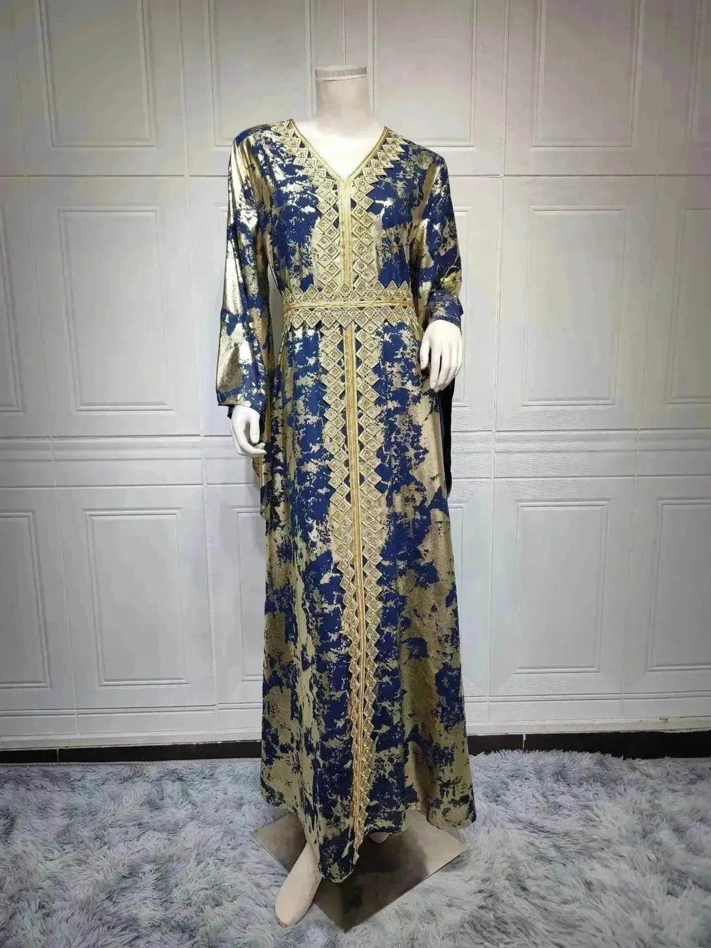 Bata Bronceadora de Chifón Árabe con Vestido que Incluye Cinturón - EX-STOCK Canada