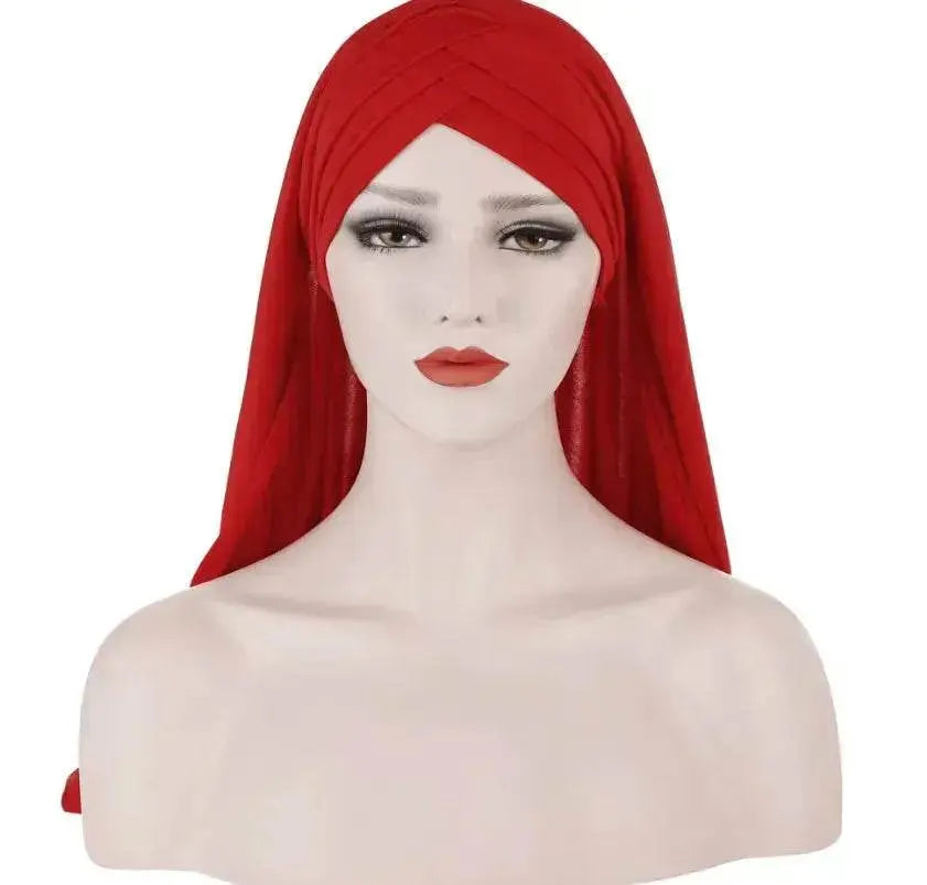 Arab Lady Fashion Patch Hijab - EX-STOCK Canada