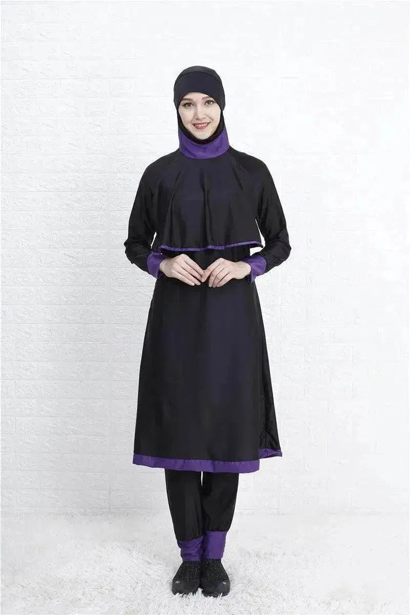 Arab One Piece Swimsuit Women's Long Sleeve Swimsuit - EX-STOCK Canada